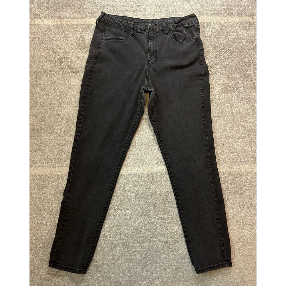 Kohls Black Jeans Womens Size 29 Broken In Well Goth